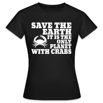 Idée de cadeau pour animaux de mer - T-shirt Femme - noir - Devant - AI Model Female 172 dark (172cm)