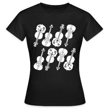 Double Bass Player Double Bassist - Double Bass - Women's T-Shirt - black - Front - AI Model Female 172 dark (172cm)