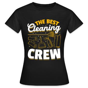 La meilleure équipe de nettoyage - Femme de ménage - T-shirt Femme - noir - Devant - AI Model Female 172 dark (172cm)