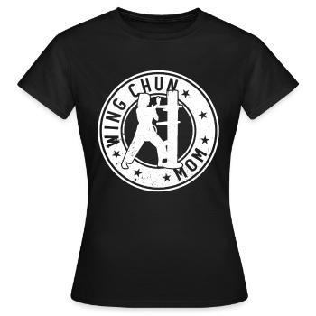 Wing Chun Maman Wing Chun Mama - T-shirt Femme - noir - Devant - AI Model Female 172 dark (172cm)