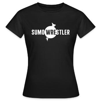 Sumo Arts Martiaux Japon Sumo Lutte Sumo - T-shirt Femme - noir - Devant - AI Model Female 172 dark (172cm)