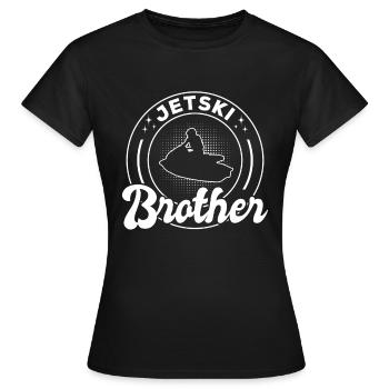 Jetski Brother Jetski Driver Jetski Brother Jetski - Frauen T-Shirt - Schwarz - Vorne - AI Model Female 172 dark (172cm)