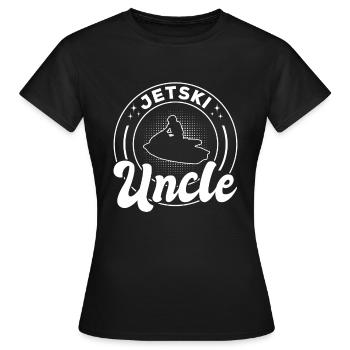 Jetski Uncle Jetski Driver Jetski Uncle Jetski - Frauen T-Shirt - Schwarz - Vorne - AI Model Female 172 dark (172cm)