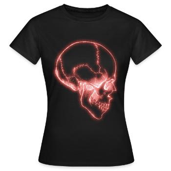 Crâne crâne crâne - T-shirt Femme - noir - Devant - AI Model Female 172 dark (172cm)