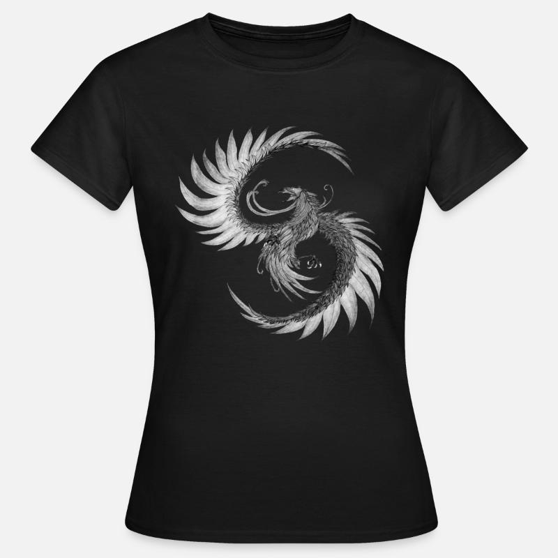 Phoenix de ses cendres - T-shirt Femme - noir