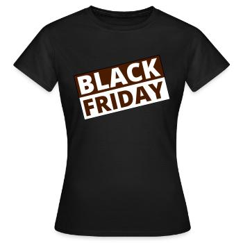 Black Friday - Frauen T-Shirt - Schwarz - Vorne - AI Model Female 172 dark (172cm)