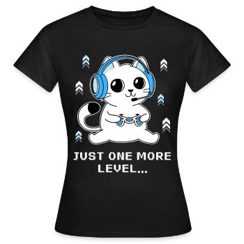 Nur noch eine Ebene - Frauen T-Shirt - Schwarz - Vorne - AI Model Female 172 dark (172cm)
