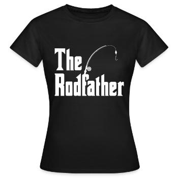 Pêche à la canne à pêche - T-shirt Femme - noir - Devant - AI Model Female 172 dark (172cm)
