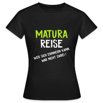Matura 2020 Maturareise Nicht Erinnern - Frauen T-Shirt - Schwarz - Vorne - AI Model Female 172 dark (172cm)