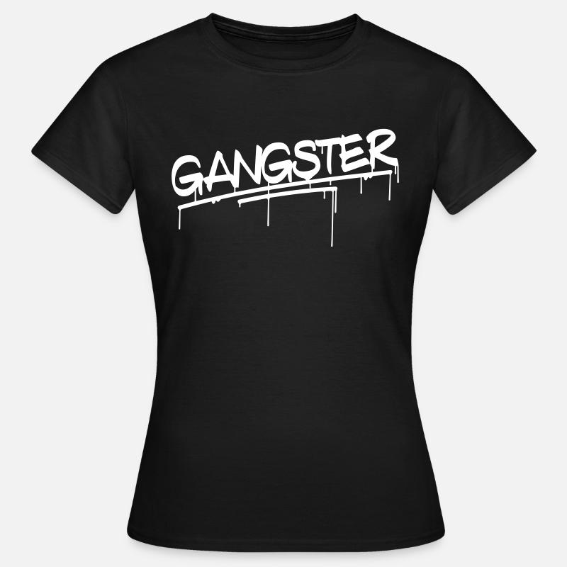 Gangster - Maglietta da donna - nero
