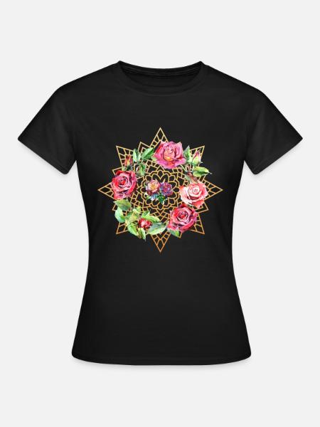 roses 22 - Women's T-Shirt - black