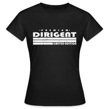 Dirigent Limited Edition Lustiges Dirigenten - Frauen T-Shirt - Schwarz - Vorne - AI Model Female 172 dark (172cm)