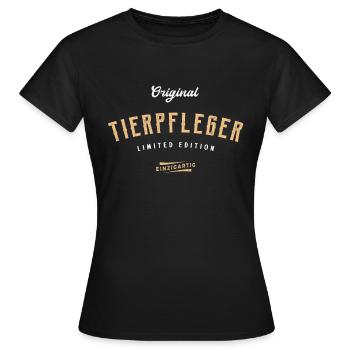 Tierpfleger Limited Edition Tierpflege - Frauen T-Shirt - Schwarz - Vorne - AI Model Female 172 dark (172cm)