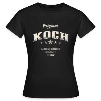 Koch Limited Edition Lustiges Küchen - Frauen T-Shirt - Schwarz - Vorne - AI Model Female 172 dark (172cm)