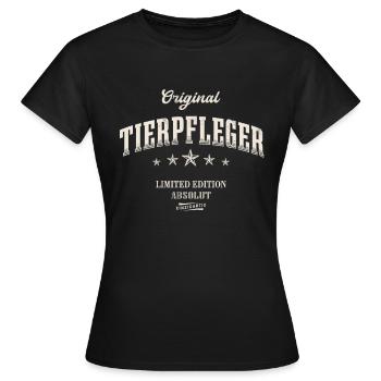 Tierpfleger Limited Edition Tierpflege - Frauen T-Shirt - Schwarz - Vorne - AI Model Female 172 dark (172cm)
