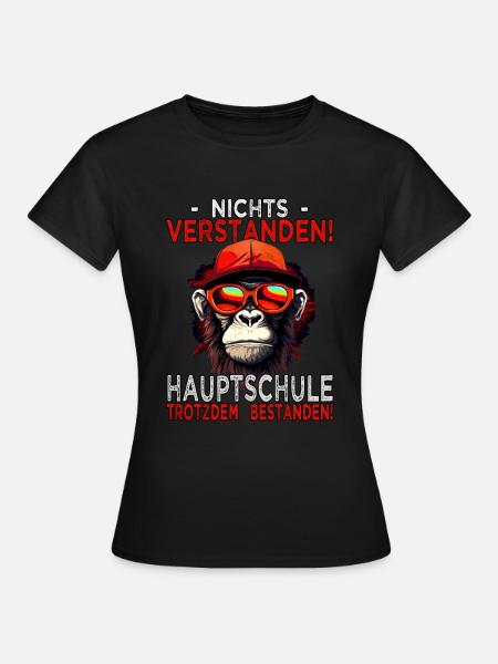 Hauptschule bestanden - Schulabschluss - Frauen T-Shirt - Schwarz