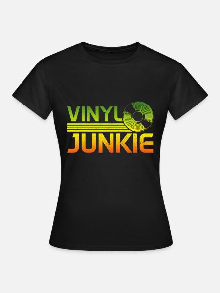 Vinyl Schallplatte Dub Reggae Geschenk - Frauen T-Shirt - Schwarz