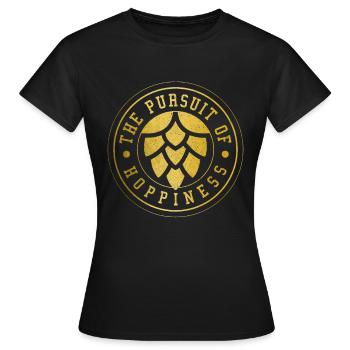 Bière artisanale maître brasseur houblon cadeau - T-shirt Femme - noir - Devant - AI Model Female 172 dark (172cm)
