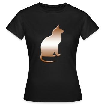 Cats, gift, crazy cat lady, cat - Women's T-Shirt - black - Front - AI Model Female 172 dark (172cm)