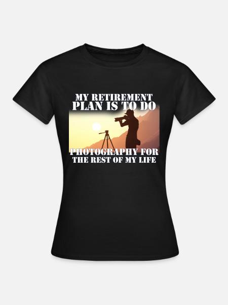 Retired Photographer - Frauen T-Shirt - Schwarz