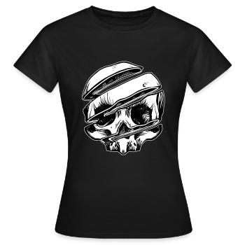Skull Slice - Women's T-Shirt - black - Front - AI Model Female 172 dark (172cm)