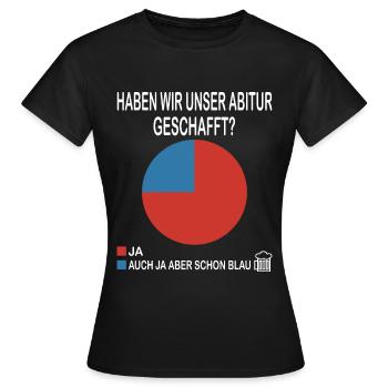 Abitur 2023 Abschlussklasse - Frauen T-Shirt - Schwarz - Vorne - AI Model Female 172 dark (172cm)