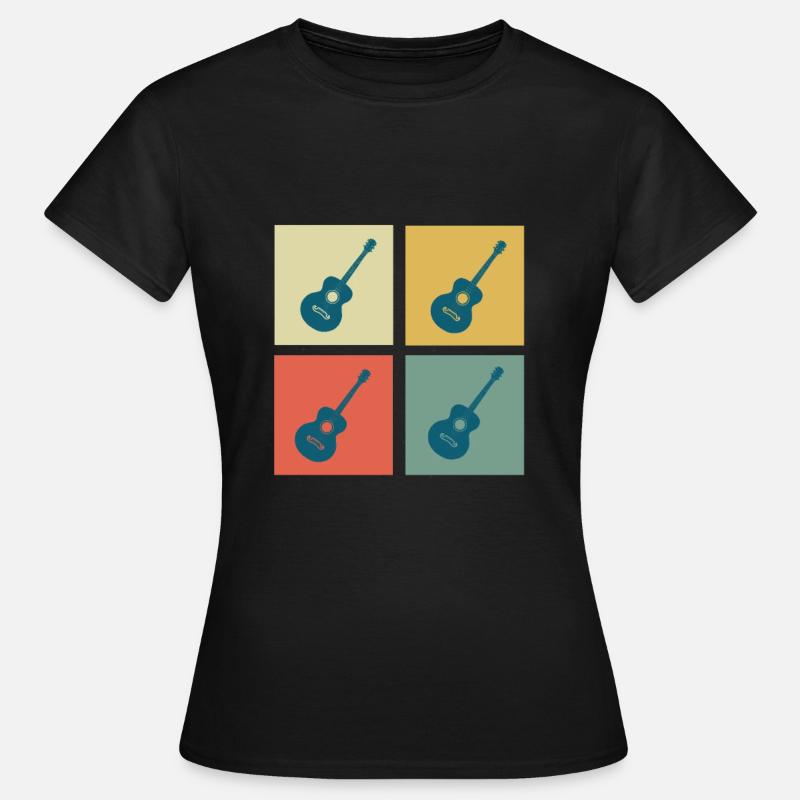 guitar - Women's T-Shirt - black