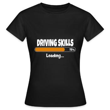 Conducteurs - T-shirt Femme - noir - Devant - AI Model Female 172 dark (172cm)
