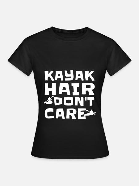 Kayak - Frauen T-Shirt - Schwarz