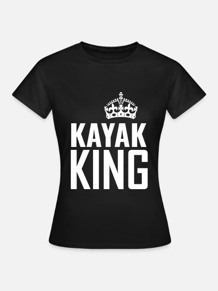 Kayak - Frauen T-Shirt - Schwarz