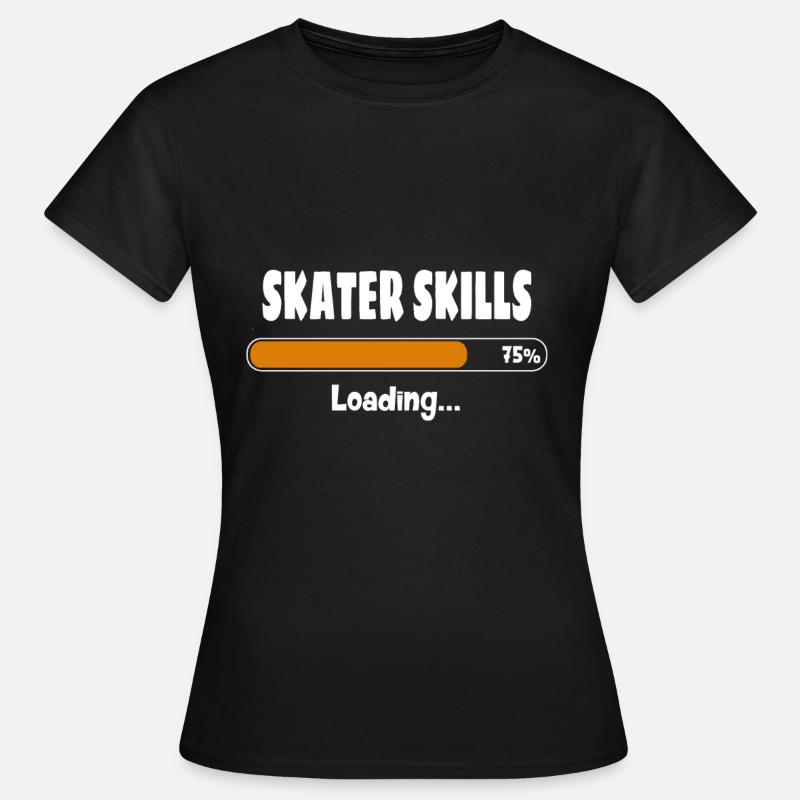 roller skates - Women's T-Shirt - black
