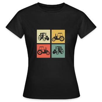 agriculteur - T-shirt Femme - noir - Devant - AI Model Female 172 dark (172cm)