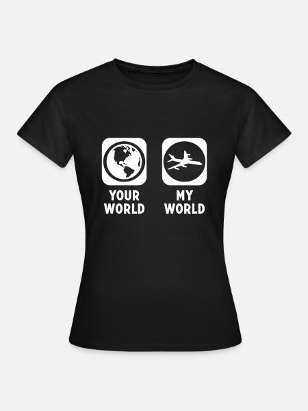 pilote - T-shirt Femme - noir