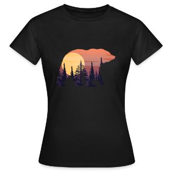 porter - T-shirt Femme - noir - Devant - AI Model Female 172 dark (172cm)