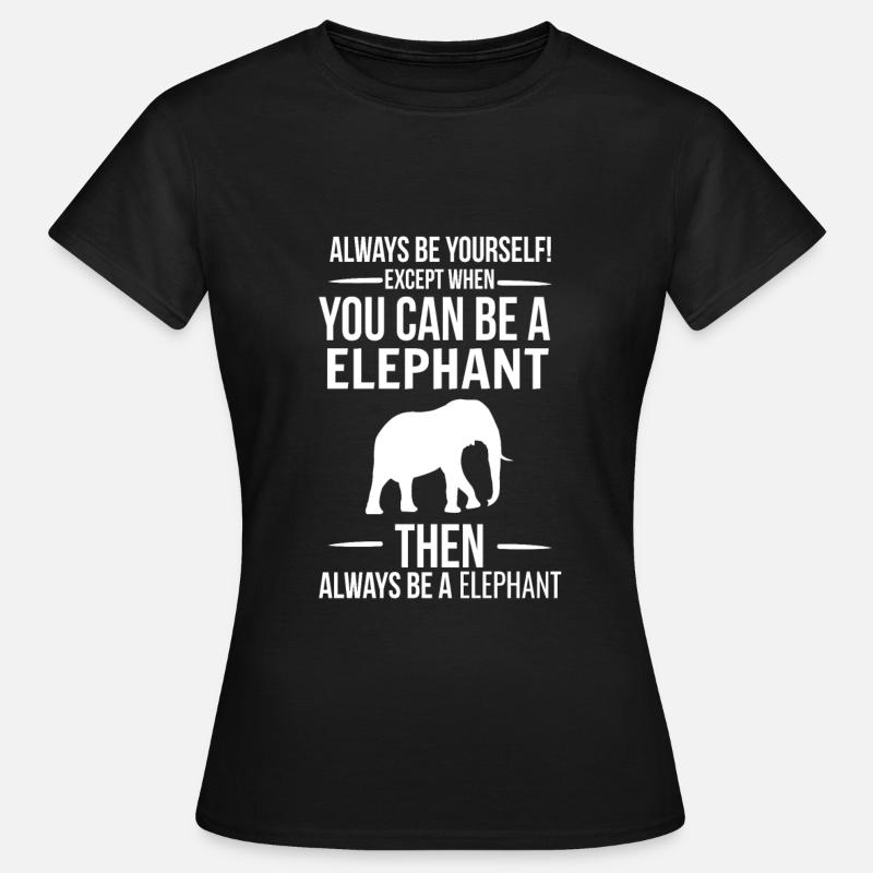 elephant - Women's T-Shirt - black