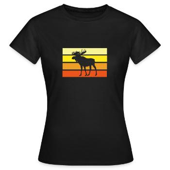 élan - T-shirt Femme - noir - Devant - AI Model Female 172 dark (172cm)