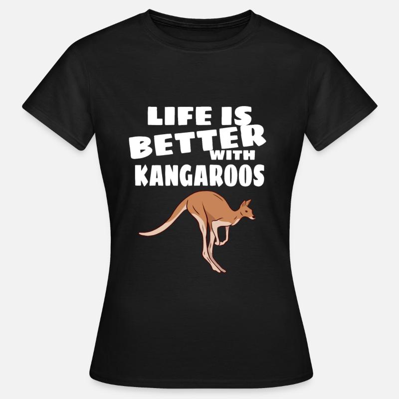 Kangaroo - Women's T-Shirt - black