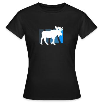 élan - T-shirt Femme - noir - Devant - AI Model Female 172 dark (172cm)