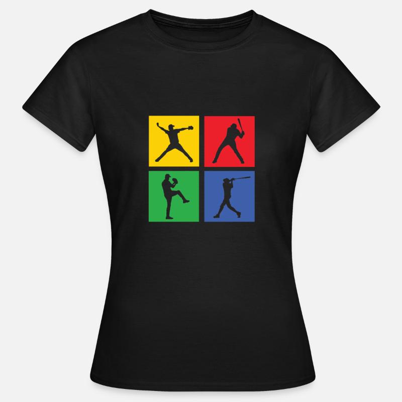 baseball - Women's T-Shirt - black