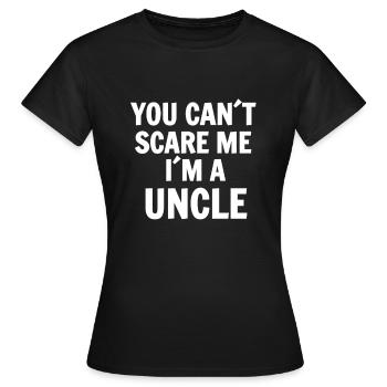 Uncle - Women's T-Shirt - black - Front - AI Model Female 172 dark (172cm)