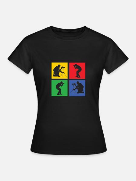 photographie - T-shirt Femme - noir