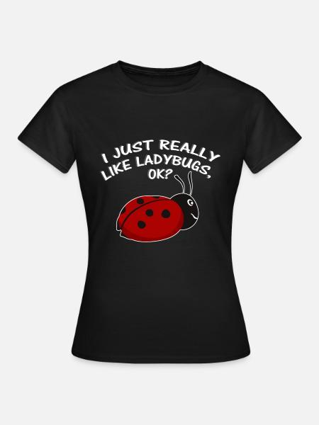 Coccinelle coccinelle chanceux - T-shirt Femme - noir