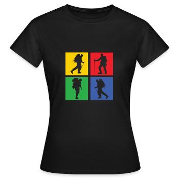 marche - T-shirt Femme - noir - Devant - AI Model Female 172 dark (172cm)