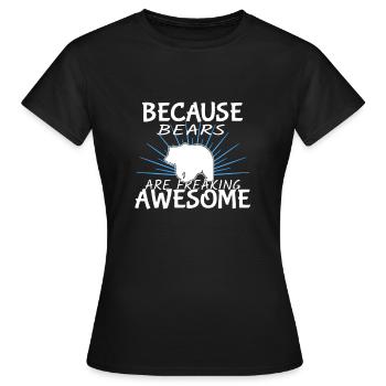 porter - T-shirt Femme - noir - Devant - AI Model Female 172 dark (172cm)