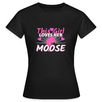 élan - T-shirt Femme - noir - Devant - AI Model Female 172 dark (172cm)