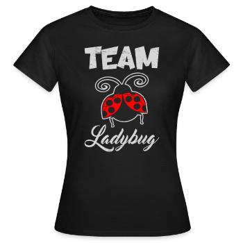 Team Ladybug Science Students Entomologist - Women's T-Shirt - black - Front - AI Model Female 172 dark (172cm)