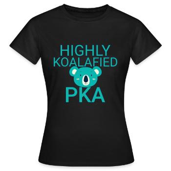 Pharmacie PKA Koalafied - T-shirt Femme - noir - Devant - AI Model Female 172 dark (172cm)