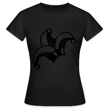 394 Fool's cap - Women's T-Shirt - black - Front - AI Model Female 172 dark (172cm)