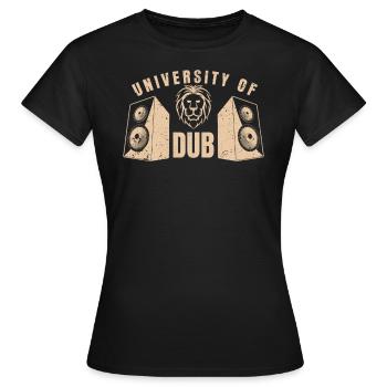 Reggae Dub Music Dancehall Jamaïque - T-shirt Femme - noir - Devant - AI Model Female 172 dark (172cm)