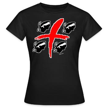 4 Mori BIT - Women's T-Shirt - black - Front - AI Model Female 172 dark (172cm)